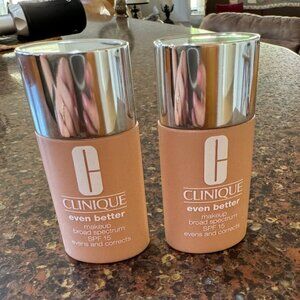 Two Clinique Bisque Even Better Makeup Bisque CN29